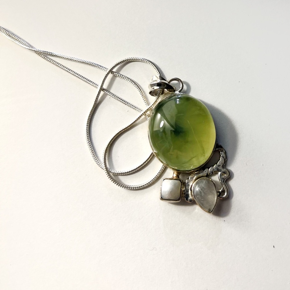 Prehnite Pendant